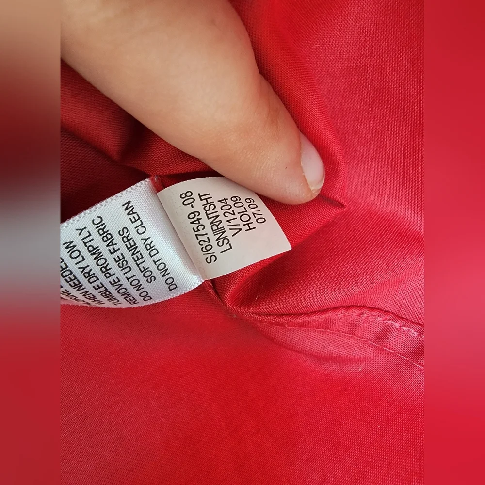 Banana Republic Non‑Iron Tailored Stretch Blouse • Size 2 • Crisp & Polished - Picture 8 of 8